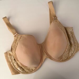 Elomi Cate Nude Latte Underwire Full Coverage Bra 40I (US) / 40G (UK)